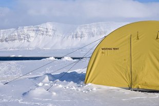 Camping in Spitsbergen